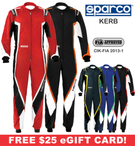 Karting Gear - Karting Suits - Sparco Kerb Karting Suit - $299
