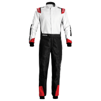 Sparco - Sparco X-Light Karting Suit - Black/White/Red - Size 44 - Image 1