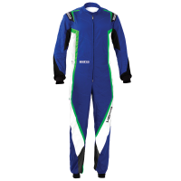 Sparco Kerb Karting Suit - Blue/Black/White - Size Small