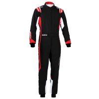 Karting Suits - Sparco Thunder Karting Suit - $249 - Sparco - Sparco Thunder Karting Suit - Black/Red - Size Medium