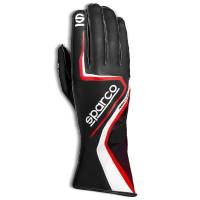 Sparco Record Karting Glove - Black/Red - Size: Medium / 10 Euro