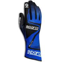 Sparco Rush Karting Glove - Blue/Black - Size: XX-Small / 7 Euro