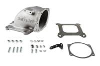 Air Intake Inlet Tubes, Elbows and Components - Air Intake Tubing - Holley EFI - Holley EFI Throttle Body Adapter - Elbow - Ford 105 mm Throttle Body to Square Bore Mounting Flange