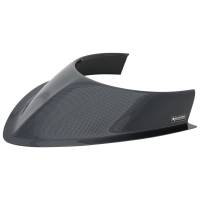 Circle Track Racing Body Components - Hood Scoops, Deflectors - Allstar Performance - Allstar Performance Hood Scoop - 3-1/2" Height - Tapered Front - Offset Sides - Plastic - Carbon Fiber Look