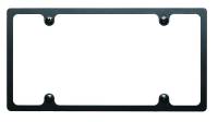 Street & Truck Body Components - License Plate Frames - Billet Specialties - Billet Specialties Slim Line License Plate Frame - Black