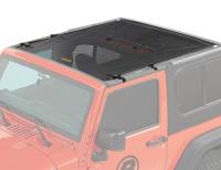 Bestop Sun Bikini Soft Top - Safari Style - Mesh - Black - 2 Door - Jeep Wrangler JL 2018-20