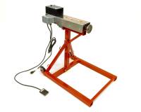 Tools & Supplies - Trick Race Parts - Trick Electric Tire Prep Stand - 110V - High Torque - Cart/Motor/Wheels - Red Powder Coat
