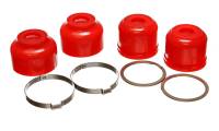 Spindles, Ball Joints & Components - Ball Joint Boots - Energy Suspension - Energy Suspension Hyper-Flex Ball Joint Dust Boot - Lower/Upper - Polyurethane - Red - Hummer H1 1994-2006