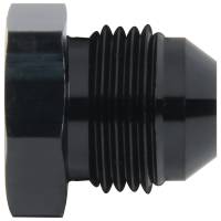 Allstar Performance Plug - 4 AN - Hex Head - Aluminum - Black Anodize
