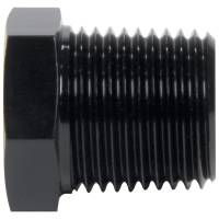 Allstar Performance Plug - 1/8" NPT - Hex Head - Aluminum - Black Anodize