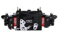 FST Billet Excess Carburetor - 1050 CFM - Square Bore - Mechanical Secondary - 3-Port Viper Fuel Bowls - Dual Inlet - 3 Circuit Metering Block - Black Anodize