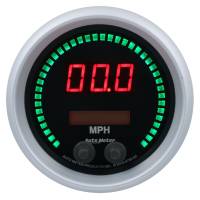 Auto Meter Sport-Comp Elite Speedometer - Digital - Electric - 0-260 MPH - 3-3/8" - Black Face