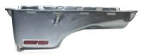 Champ Pans Street/Strip Engine Oil Pan - Rear Sump - 6 Qt. - 7-3/4" Deep - Louvered Windage Tray - Steel - Zinc Plated - Mark IV - Big Block Chevy