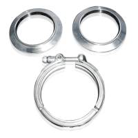 Stainless Works V-Band Clamp Exhaust Clamp - 2-1/2" Tube - Clamp/Flanges - Stainless - Natural