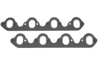 Gaskets and Seals - Exhaust System Gaskets and Seals - Hedman Hedders - Hedman Hedders Exhaust Manifold/Header Gasket - 1.400 x 1.930" Oval Port - Steel Core Composite - Big Block Ford (Pair)