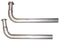 Pypes Down Pipe - 2.5" Diameter - Stainless - Small Block Chevy - Chevy Corvette 1967-81