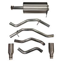 Corsa Sport Exhaust System - Dual Rear Exit - 3" Diameter - 5" Polished Tips - Stainless - Natural - Ram Fullsize Truck 2019