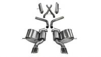 Exhaust Systems - Jeep Exhaust Systems - Corsa Performance - Corsa Sport Exhaust System - Cat-Back - 2.75" Diameter - Dual Rear Exit - 4.5" Polished Tips - Stainless - Natural - 6.4 L - SRT
