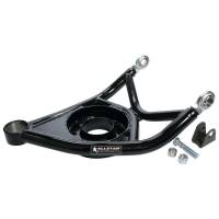 Suspension Components - Front Suspension Components - Allstar Performance - Allstar Performance Adjustable Control Arm - Tubular - Round Tube - 3/4" Rod End - Lower - Press-In Ball Joint - Steel - Black Powder Coat - GM A-Body 1968-72