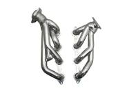 Shorty Headers - Small Block Chevrolet Shorty Headers - Gibson Performance Exhaust - Gibson Shorty Headers - 1-5/8" Primary - Stock Collector Flange - Stainless - Silver Ceramic - Small Block Chevy - GM Fullsize SUV/Truck 1999-2001
