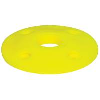 Allstar Performance Scuff Plate - 2" OD - 1/2" ID - Plastic - Neon Yellow (Set of 4)