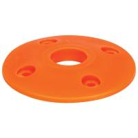 Allstar Performance Scuff Plate - 2" OD - 1/2" ID - Plastic - Neon Orange (Set of 4)