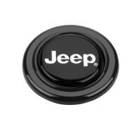 Grant Horn Button - Jeep Logo - Plastic - Black - Grand Signature Steering Wheels