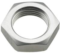 Fragola Bulkhead Fitting Nut - 3 AN - Aluminum - Clear Anodize