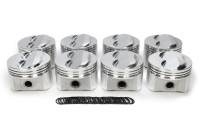 Sportsman Racing Products 302 Dome Piston - Forged - 4.040" Bore - 1/16 x 1/16 x 3/16" Ring Grooves - plus 6.5 cc - Small Block Chevy (Set of 8)