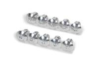 Quick Turn Fasteners and Components - Quick Turn Fasteners - Triple X Race Components - Triple X Oval Head Quick Turn Fastener - Torx - 7/16 x 0.550" Body - Aluminum - Natural (Set of 10)