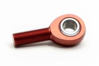 Rod Ends Clevises and Components - NEW - Rod Ends - Spherical - NEW - QA1 - QA1  AM Series Rod End - 5/8" Bore - 3/4-16" LH Male Thread - Aluminum - Red Anodize