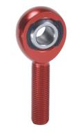QA1  AM Series Rod End - 5/8" Bore - 5/16-24" LH Male Thread - Aluminum - Red Anodize