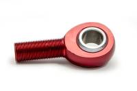 QA1  Steering Shaft Support - AM Series - Spherical Rod End - 3/4-16" Right Hand Male Thread - Aluminum - Red Anodize - 3/4" Steering Shaft