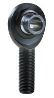 QA1  PCYM-T Series Rod End - 3/4" Bore - 3/4-16" LH Male Thread - PTFE Lined - High Misalignment - Chromoly - Black Oxide