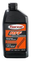 Shock Absorbers - Circle Track - Shock Parts & Accessories - Torco - Torco RFF Racing Fork Fluid Shock Oil - 15W - Synthetic - 1 Qt. (Set of 12)