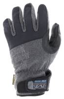 Mechanix Wear Gloves - Mechanix Wear Wind Resistant Winter Gloves - Mechanix Wear - Mechanix Wear Wind Resistant Glove - Reinforced Palm - Hook and Loop Closure - Insulated - Touch Screen Compatible - Black/Gray - Large (Pair)