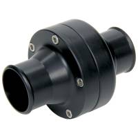 Thermostats, Housings and Fillers - Water Necks and Thermostat Housings - Allstar Performance - Allstar Performance In-Line Thermostat Housing - 1-1/2" Hose Barb to 1-1/2" Hose Barb - Aluminum - Black Anodize