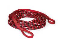 Warn Nightline Rope - 3/8" OD - 50 Ft. Long - Synthetic - Black/Red/White