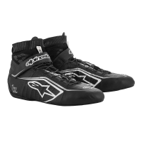 Alpinestars - Alpinestars Tech-1 Z v2 Shoe - Black/White/Silver - Size 10.5 - Image 1