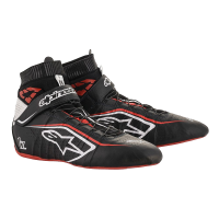 Shop All Auto Racing Shoes - Alpinestars Tech 1-Z v2 Shoes - $339.95 - Alpinestars - Alpinestars Tech-1 Z v2 Shoe - Black/White/Red - Size 13