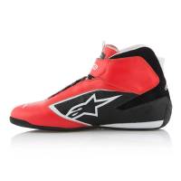 Alpinestars - Alpinestars Tech-1 T Shoe - Black/White/Red - Size 10 - Image 4