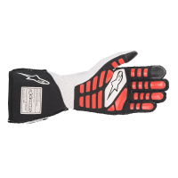 Alpinestars - Alpinestars Tech 1-ZX v2 Glove - White/Black/Red - Size 2XL - Image 2