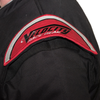 Velocity Race Gear - Velocity 1 Sport Suit - Black/Red - XX-Large - Image 6
