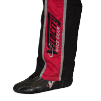 Velocity Race Gear - Velocity 1 Sport Suit - Black/Red - XXX-Large - Image 5