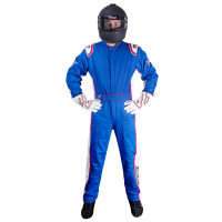Velocity Race Gear - Velocity 5 Patriot Suit - Blue/White/Red - Large - Image 3