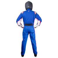 Velocity Race Gear - Velocity 5 Patriot Suit - Blue/White/Red - Large - Image 4
