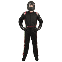 Velocity Race Gear - Velocity 5 Race Suit - Black/Silver - Large - Image 2