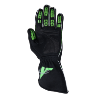Velocity Race Gear - Velocity Fusion Glove - Black/Fluo Green/Silver - Medium - Image 3