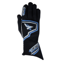 Velocity Race Gear - Velocity Fusion Glove - Black/Silver/Blue - Large - Image 2