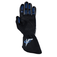 Velocity Race Gear - Velocity Fusion Glove - Black/Silver/Blue - Large - Image 3